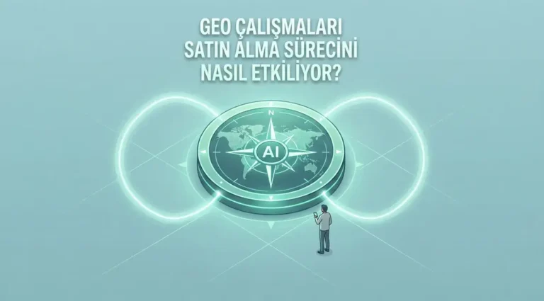 GEO Çalışmaları Satın Alma Sürecini Nasıl Etkiliyor?